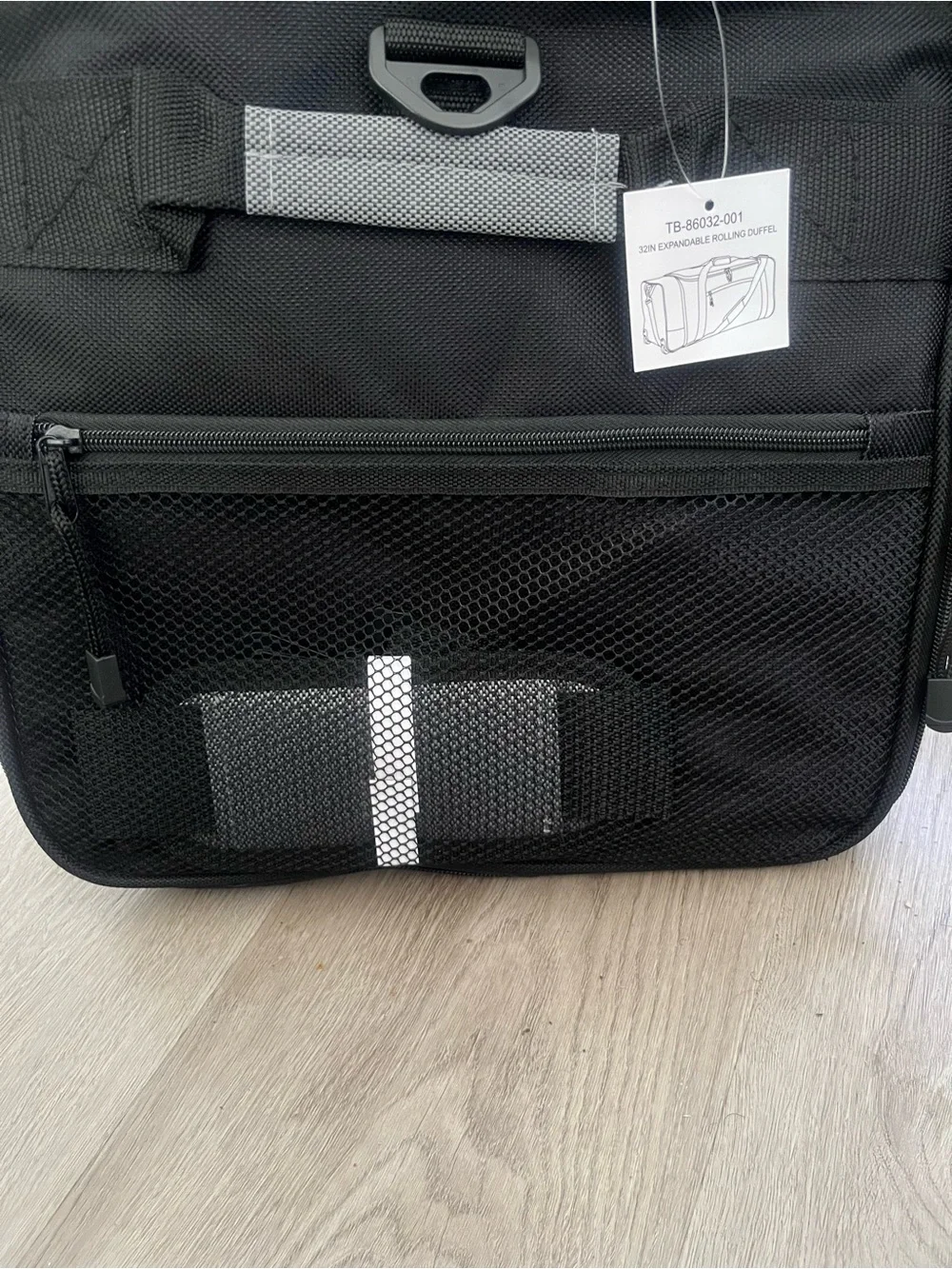 Black NWT  Men’s Travel Duffle Bag - Compact Carry Bag